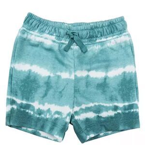 Baby Gap toddler sweat shorts tie dye turquoise & white sz 2T still in bag